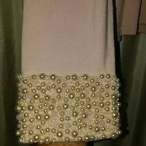 Talbots Sweater silk, nylon, cashmere, lycra